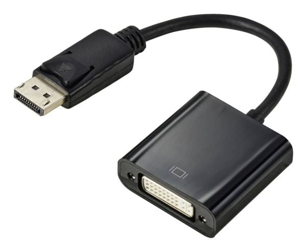 Renkforce RF-5771774, DisplayPort, DVI 24+5 pin, 0,15 m, Sort