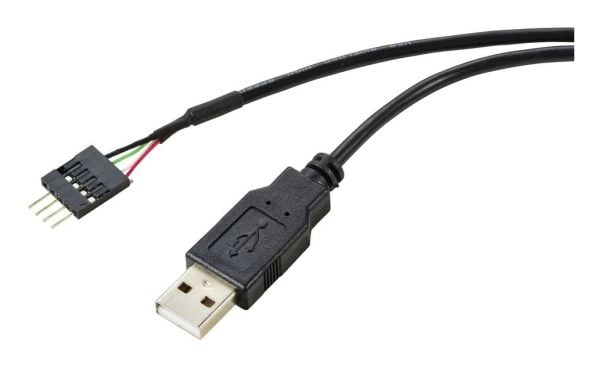 Renkforce RF-5719750, 0,4 m, IDC (4 pin), USB Type A, Hankjønn, Hankjønn, Rett