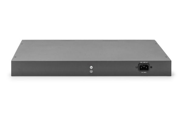DIGITUS - Switch - 19", 2 Uplink ports - ikke-styrt - 16 x Gigabit Ethernet + 2 x Gigabit SFP - stasjonær - PoE+ (250 W)