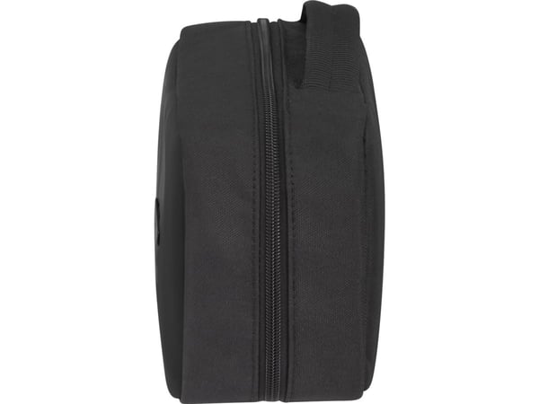 Samsonite Stackd toalettsett, toalettmappe, polyuretan (PU), resirkulert polyetylentereftalat (rPET), svart, monokromatisk, glidelås, 220 mm