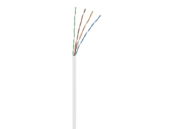 Renkforce RF-5043828, 10 m, Cat5e, U/UTP (UTP), RJ-45, RJ-45, Hvit