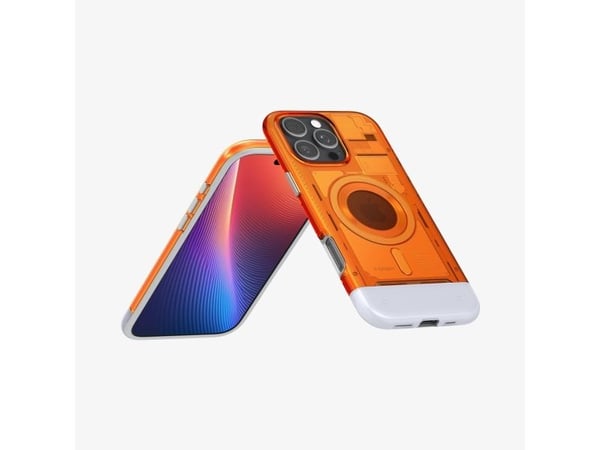 Spigen Classic C1 (MagFit), Etui, Apple, iPhone 16 Pro, 16 cm (6.3"), Oransje