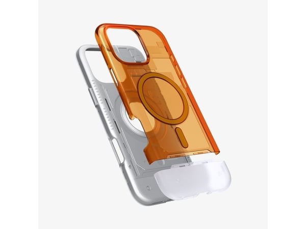 Spigen Classic C1 (MagFit), Etui, Apple, iPhone 16 Pro, 16 cm (6.3"), Oransje