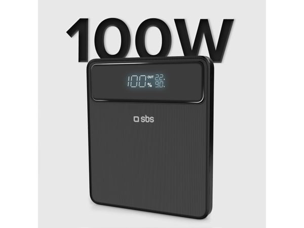 SBS TTBB20000PD100W, 20000 mAh, Adaptive Fast Charging, musta
