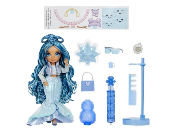 Rainbow High Winter Wonderland Doll- Skyler (Blue), Motedukke, Hunkjønn, 4 år, Gutt/Jente, 280 mm, Flerfarget