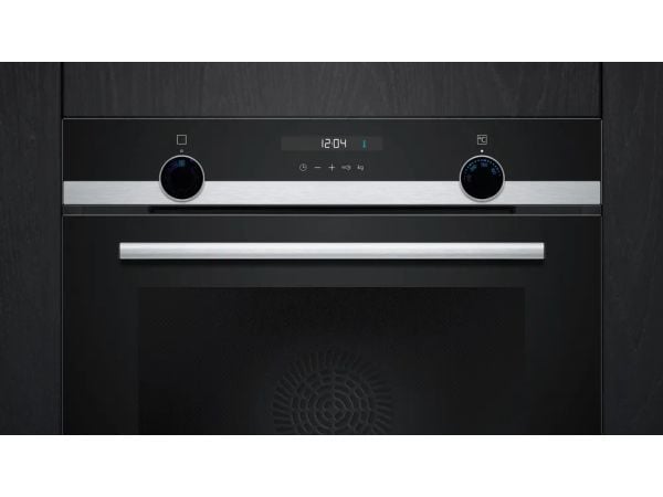 Siemens iQ500 HB517GBS3 - Ovn - innebygd - fordypning - bredde: 56 cm - dybde: 55 cm - høyde: 58.5 cm - med selvrens - Klasse A+ - rustfritt stål