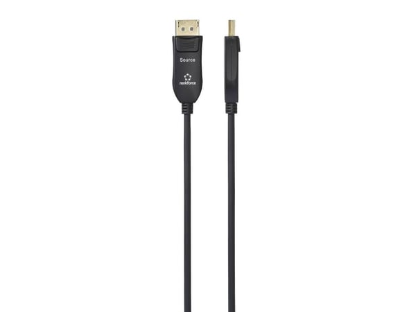 Renkforce RF-6117772, 30 m, DisplayPort, DisplayPort, Hankjønn, Hankjønn, 7680 x 4320 piksler