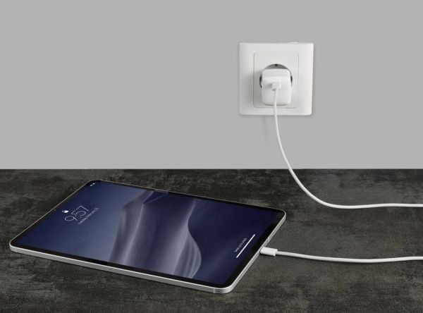 Renkforce RF-6056880, 3 m, USB C, USB C, 0,48 Gbit/s, valkoinen
