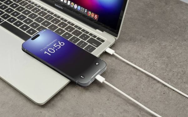 Renkforce RF-6056884, 3 m, USB C, USB C, 0,48 Gbit/s, valkoinen