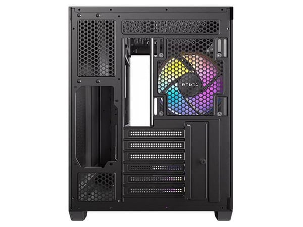 Antec CX800M Wood ARGB - Mid tower gaming - ATX - sidepanel med vindu (herdet glass) - ingen strømforsyning (ATX) - USB/Audio/Mic