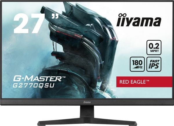 iiyama G-MASTER G2770QSU-B6, 68,6 cm (27"), 2560 x 1440 piksler, Wide Quad HD, LED, 0,2 ms, Svart