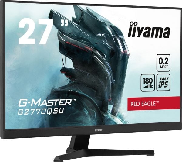 iiyama G-MASTER G2770QSU-B6, 68,6 cm (27"), 2560 x 1440 piksler, Wide Quad HD, LED, 0,2 ms, Svart