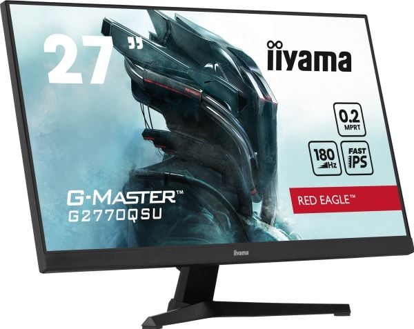 iiyama G-MASTER G2770QSU-B6, 68,6 cm (27"), 2560 x 1440 piksler, Wide Quad HD, LED, 0,2 ms, Svart