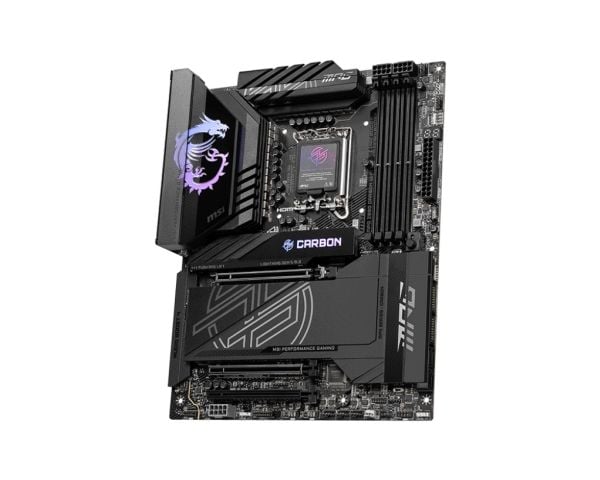 MSI MPG Z890 Carbon WiFi - Hovedkort - ATX - LGA1851-sokkel - Z890 Chipset - USB 3.2 Gen 1, USB-C 3.2 Gen 2x2 - 2.5 Gigabit LAN, 5 Gigabit Ethernet...