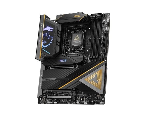 MSI MEG Z890 ACE - Hovedkort - ATX - LGA1851-sokkel - Z890 Chipset - USB-C 3.2 Gen 2x2, USB 3.2 Gen 1, USB 3.2 Gen 2, USB4, USB-C 3.2 Gen2 - 10 Gig...