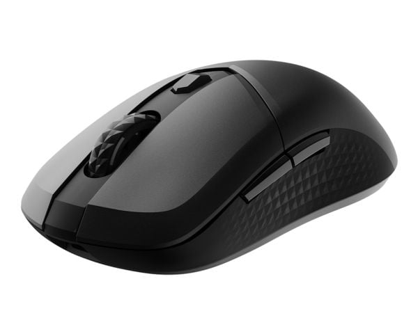 MSI VERSA 300 - Mus - ergonomisk - optisk - 6 knapper - trådløs, kablet - 2.4 GHz, Bluetooth 5.3, USB