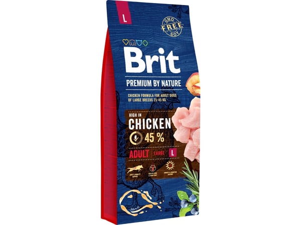 Brit 8595602526468, Voksen, Maxi (26 - 44 kg), Kylling, 15 kg