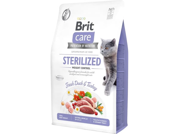 Brit Care Cat GF Sterilized Weight Control 2kg