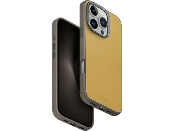 Uniq Lyden DS, Suojus, Apple, iPhone 16 Pro, 16 cm (6.3"), Keltainen