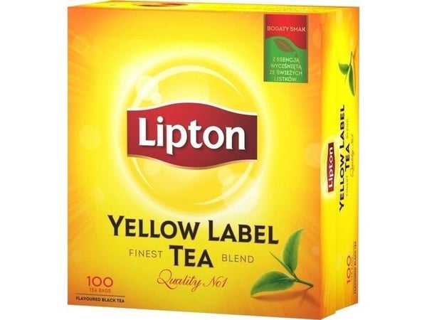 Lipton Herbata Lipton Yellow Label | 100 szt (LIPTYLAB100T)