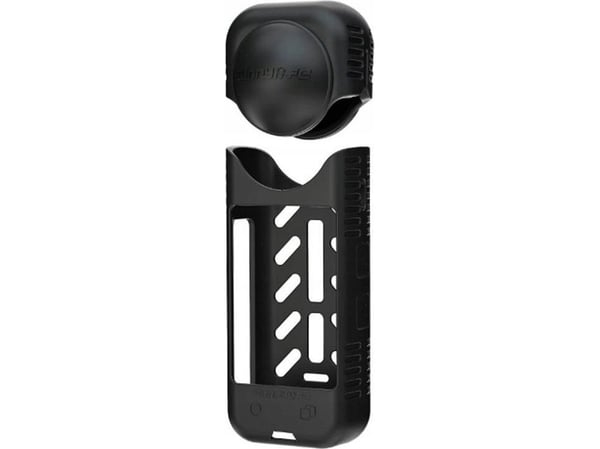 Sunnylife silikonhylse + objektivdeksel til Insta360 X4 (svart)