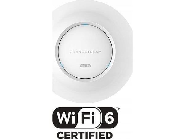 Grandstream GWN7665 - Trådløst tilgangspunkt - Wi-Fi 6 - Wi-Fi 6E - 2.4 GHz, 5 GHz, 6 GHz - vegg/tak-monterbar