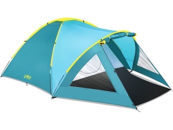 Bestway 68090, Kuppeltelt, 3 person(er), Myggnett, Ventilasjon, Vanntette sømmer, Blå