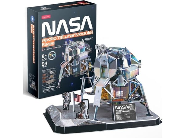 Cubic Fun CUBIC FUN 3D-puslespill Ksiezycowy Apollo 11