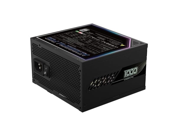 AORUS ELITE AE1000PM PG5 - Strømforsyning (intern) - ATX12V 3.0/ EPS12V - 80 PLUS Platinum - AC 100-240 V - 1000 watt - aktiv PFC