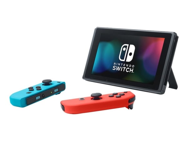 NINTENDO Joy-Con - Håndkonsoll - trådløs - neonrød, neonblå (en pakke 2) - for Nintendo Switch