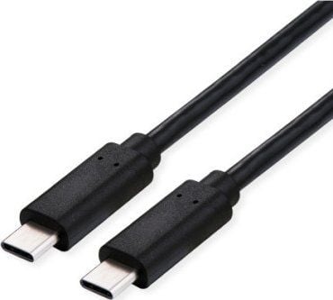 Value 11.99.9082, 1 m, USB C, USB C, USB4 Gen 3x2, Svart