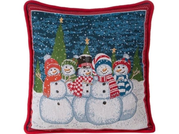 Eurofirany CHP/XMAS/W/1 dekorativ pute 45x45, rød