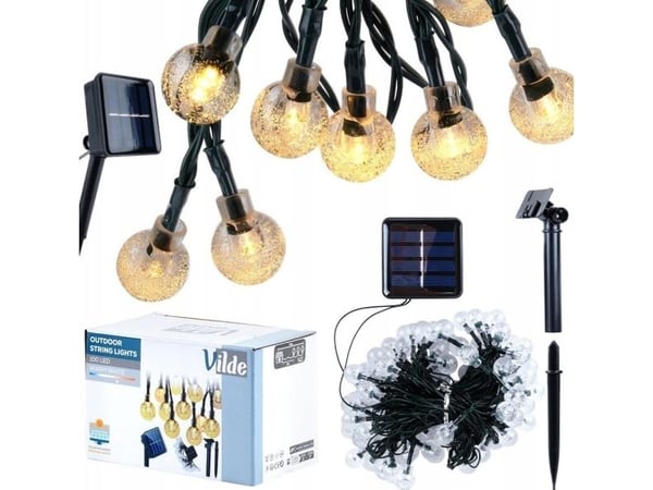 Vilde Solar Christmas Garden Garland ORION LED 10 m 100 stk.