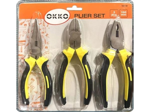 Pihtipihtien sarja VG139, 3 kpl (PIIRSSIT VG139 3PCS)