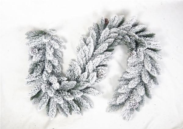 Juledekorasjon CHRISTMAS_TO GARLAND ARTIFICIAL FIR SNOWY HJG65 180 cm