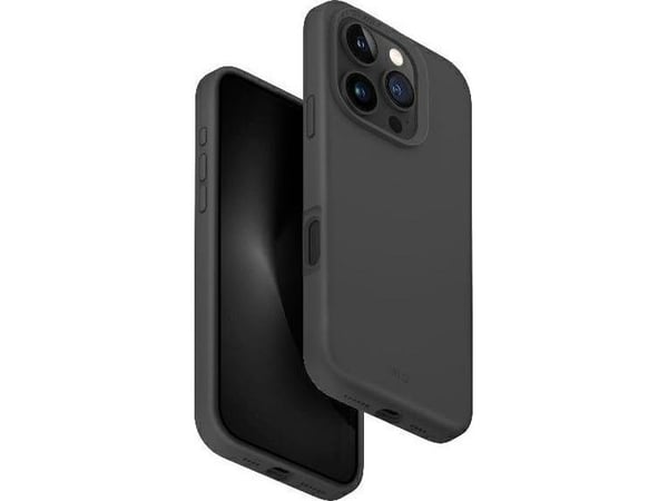 UNIQ Lino Hue Apple iPhone 16 Pro Max 6,9" Magclick Charging-skal grå charcoalgrå
