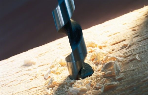 Bosch - Bor - for bløtt tre, løvtre - vribordel - 8 mm - heksagonal - lengde: 450 mm