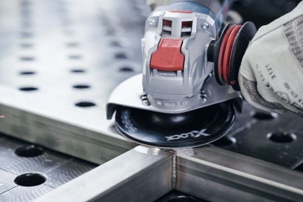 Bosch Best for Metal R574 - Poleringsskive - 125 mm - grovkorn: 120
