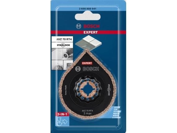 Bosch Expert 3 max AVZ 70 RT4 - Sanding plate - for morter - Starlock - grovkorn: 60 - 70 mm x 87 mm