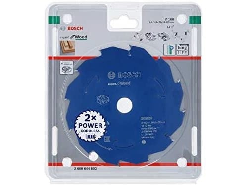Bosch Expert for Wood - Sirkelformet sagblad - for tre - 160 mm - 12 tenner