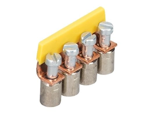 Wieland Electric IVBWK 2,5 - 4, Jumperbar, 10 styck, Gul, 4,55 g, 48,5 g, 240 mm