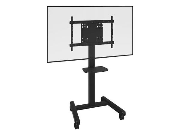 Chief FIT Series - Vogn - for interaktiv flatpanel - mobil - svart - skjermstørrelse: 55"-86"