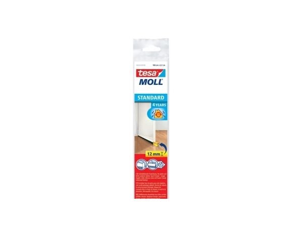 TESA Powerstrips, Sisätila, Yleiskoukku, musta, Polystyreeni (PS), Liimateippi, Suorakulmio