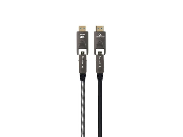 GEMBIRD Active Optical AOC High speed HDMI D-A cable with Ethernet AOC Armored Series 30m