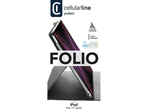 Cellularline 8018080480249, Folio, Apple, iPad Pro 11", 27,9 cm (11"), 321 g