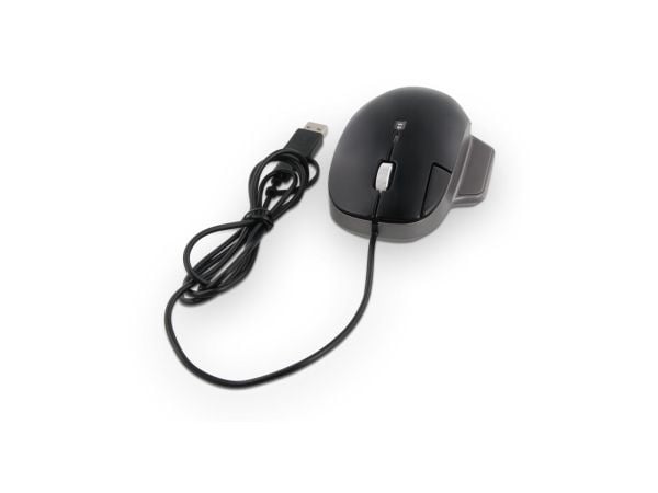 LMP Elite Pro, Oikeakätinen, Optinen, USB Type-C, 6400 DPI, musta