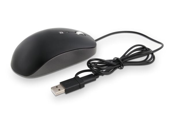 LMP Elite Pro, Oikeakätinen, Optinen, USB Type-C, 6400 DPI, musta