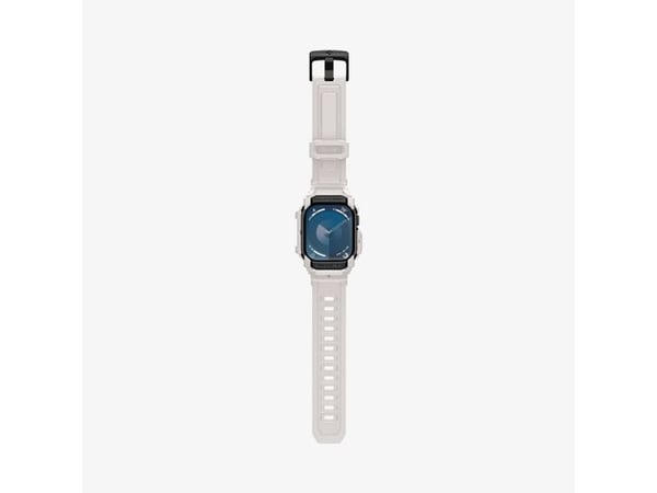 Spigen Rugged Armor Pro, Etui, Smartklokke, Beige, Apple, Apple Watch 10 (42mm), Termoplastisk polyuretan (TPU)