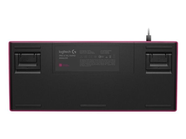Logitech G PRO X TKL RAPID, Langallinen, USB, Magnetic-mechanical key switch, QWERTY, LED, Vaaleanpunainen