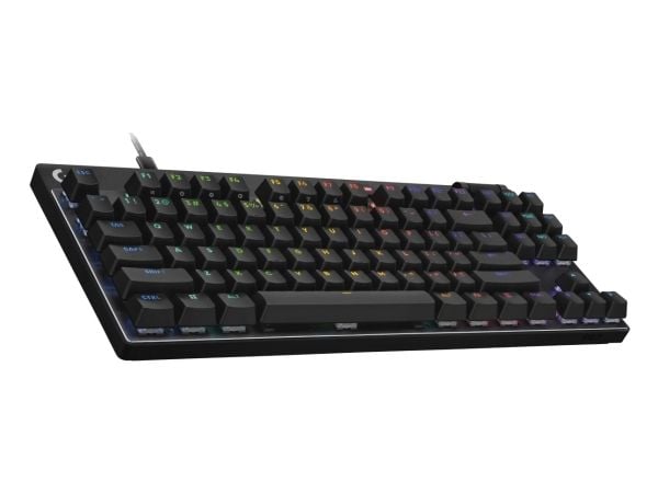 Logitech G PRO X TKL RAPID, Langallinen, USB, Magnetic-mechanical key switch, QWERTY, LED, musta